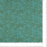 Coton Imprimé - LES TRÉSORS de WINDHAM - 059 - Turquoise