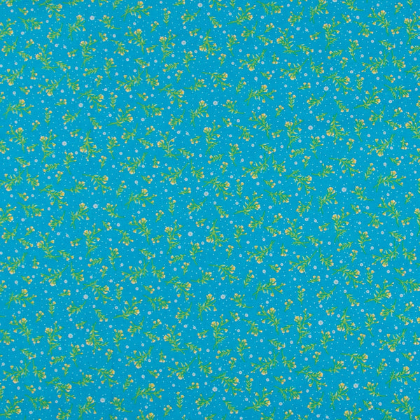 BLOOMFIELD CALICO'S Printed Cotton - Turquoise