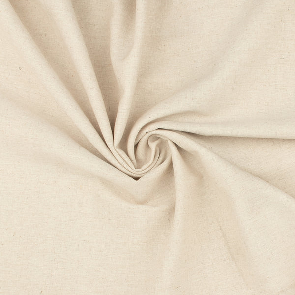 Cotton and Linen Blend - LARISA - Natrural
