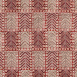 Printed Cotton & Linen - TERRA - 002 - Rouge