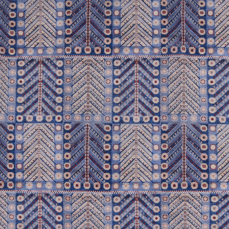 Printed Cotton & Linen - TERRA - 003 - Blue