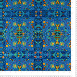 Printed Cotton & Linen - TERRA - 004 - Turquoise
