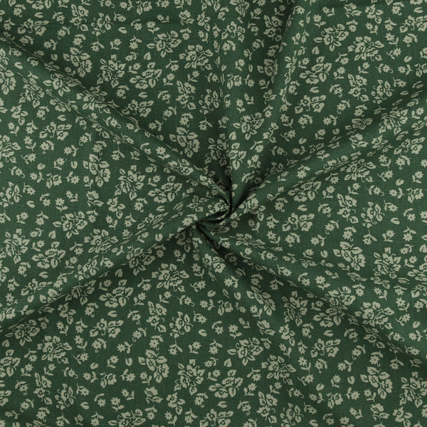 Printed Cotton & Linen - TERRA - 022 - Green