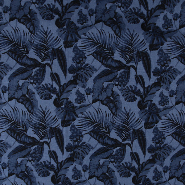 Printed Cotton & Linen - TERRA - 033 - Blue