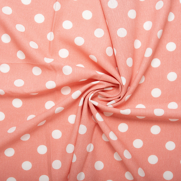 Printed Rayon Linen - Palma - Pink