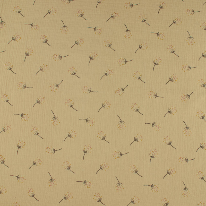 Printed Double Gauze - JULIETTE 015 - Beige