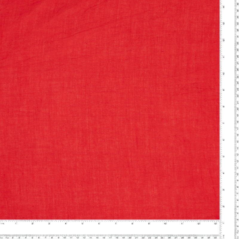 Voile Uni - BRISE - Rouge