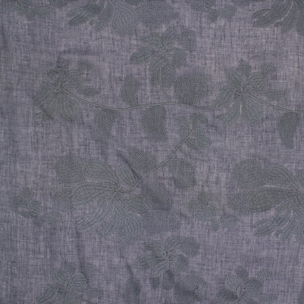 Embroidered Voile - BREEZE - Purple