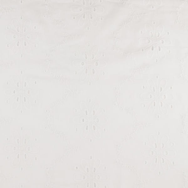 Coton Brodé Tendance - CHIARA - 008 - Blanc
