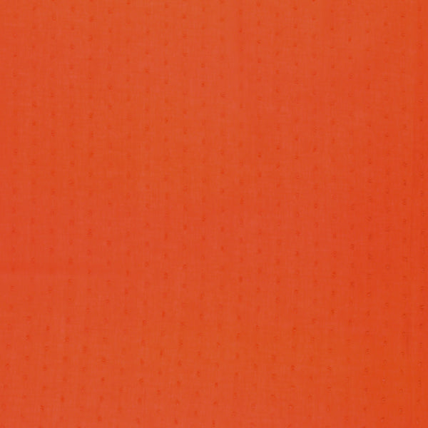 Swiss Dot Cotton - OLIVE - Orange