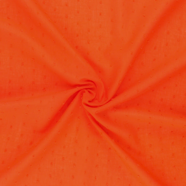 Coton avec Points d&#039;Esprit - OLIVE - Orange
