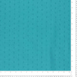 Coton avec Points d&#039;Esprit - OLIVE - Aqua