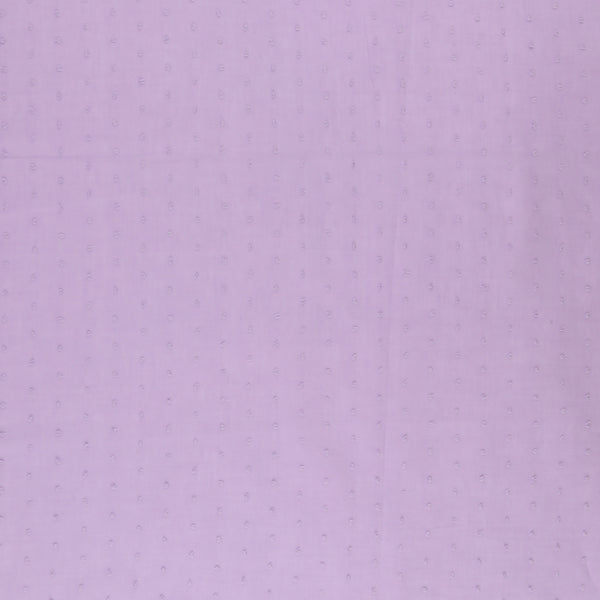 Coton avec Points d&#039;Esprit - OLIVE - Lilas