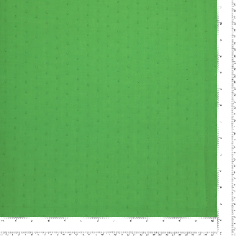 Swiss Dot Cotton - OLIVE - Medium Green