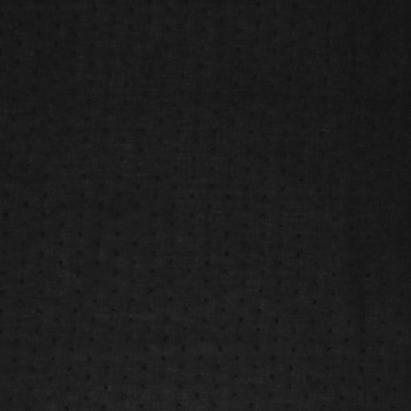 Coton avec Points d&#039;Esprit - OLIVE - Noir