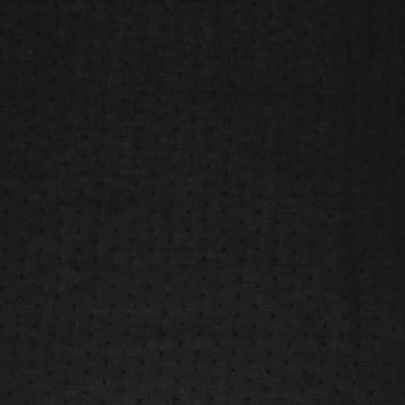 Swiss Dot Cotton - OLIVE - Black