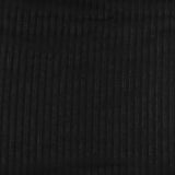 Striped Jacquard Cotton - ARIA - Black