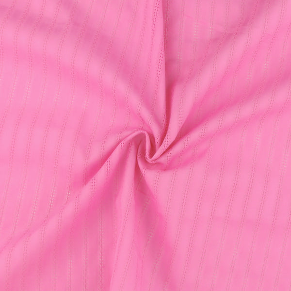 Striped Jacquard Cotton - ARIA - Pink