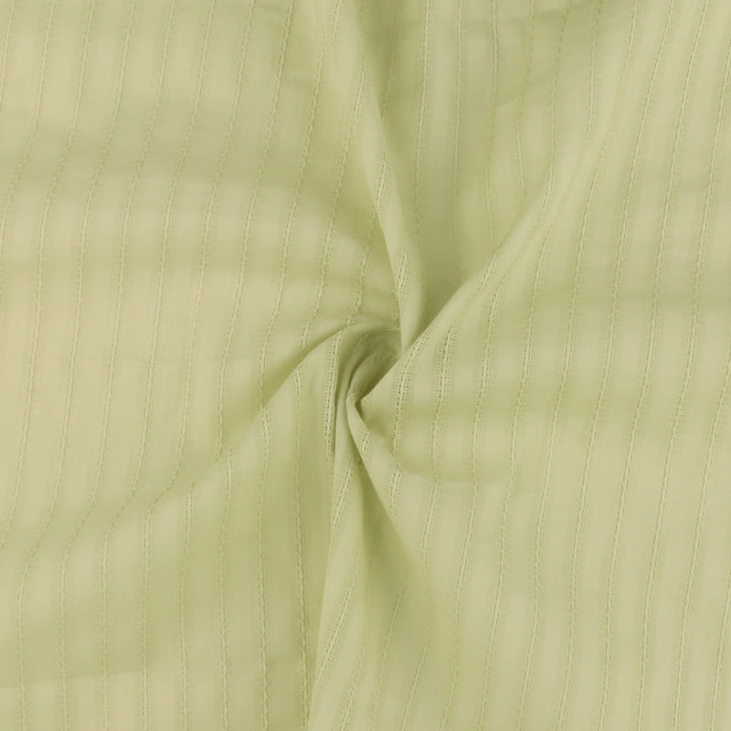 Striped Jacquard Cotton - ARIA -Sage