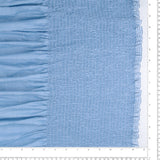 Voile de Coton Froncé - FESTIVAL DE BLUES - 005 - Denim Pâle