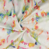 Digital Printed Sateen Cotton - BLOSSOM - 001 - Watercolor