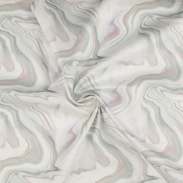 Digital Printed Sateen Cotton - BLOSSOM - 002 - Grey