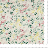 Digital Printed Sateen Cotton - BLOSSOM - 004 - Offwhite