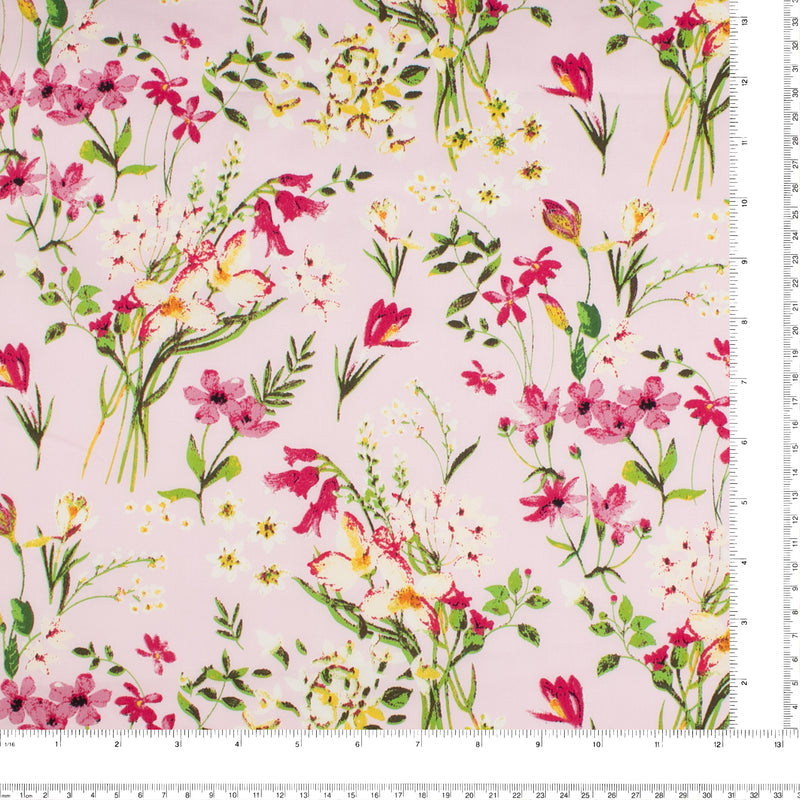 Digital Printed Sateen Cotton - BLOSSOM - 010 - Pink