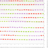 Voile brodé ARC-EN-CIEL - 001 - Vert