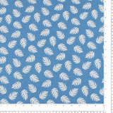 Chambray Imprimé - CAPRI - 011 - Bleu Moyen