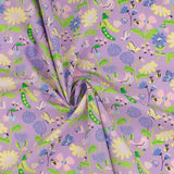 Printed Poplin - HULA-HOOP - 009 - Lilac