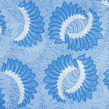 Voile Imprimé - SILVIA - 001 - Bleu Pâle