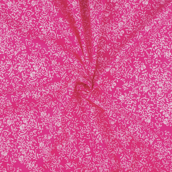 Printed Voile - SILVIA - 007 - Pink