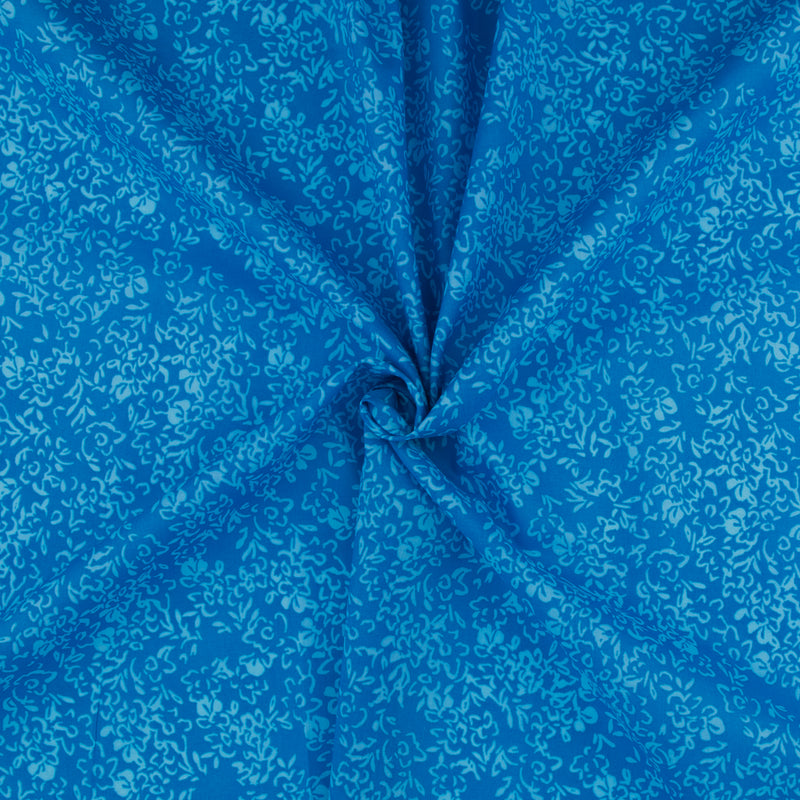 Voile Imprimé - SILVIA - 008 - Bleu