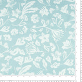 Voile Imprimé - SILVIA - 031 - Bleu Pâle