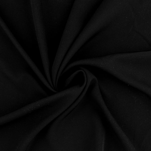Tissu Extensible pour Costume - BARBARA - 006 - Noir
