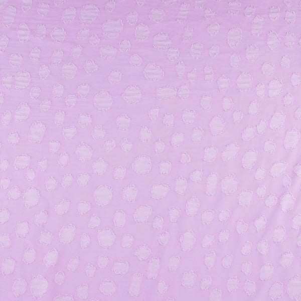 Jacquard Polyester - DOUCE BULLE - 004 - Lilas