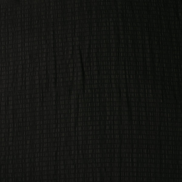 Puckered Chiffon - AURORA - Black