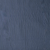 Chiffon à Faux Plis - AURORA - Bleu Denim Foncé