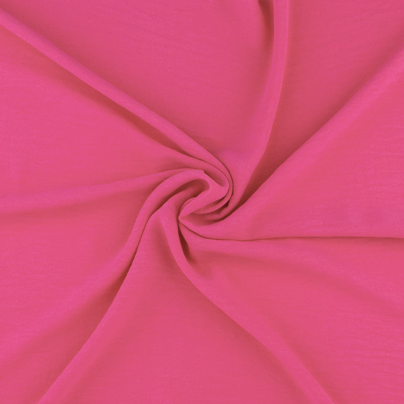 Solid Polyester - MARIANA - 001 - Hot Pink