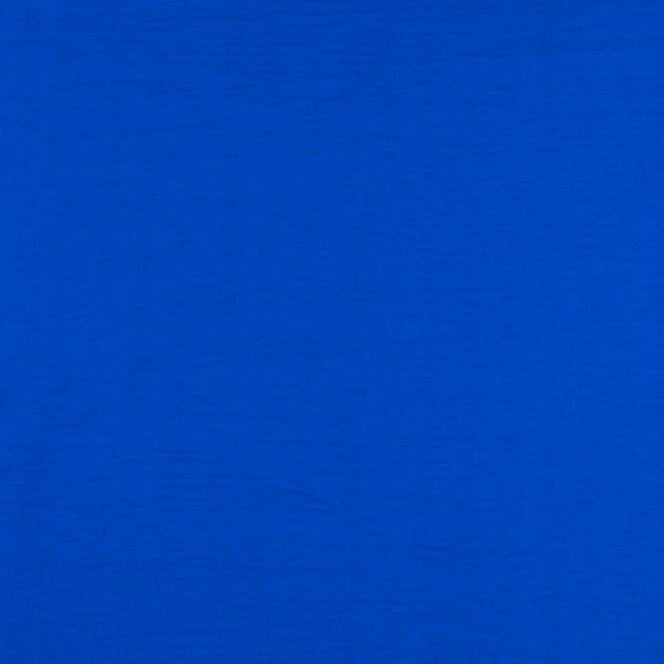 Solid Slub Polyester - MARISA - Blue