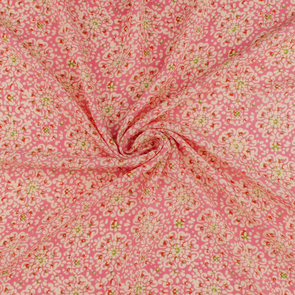 Printed Crinkled Yoryu - DELILAH - 002 - Pink