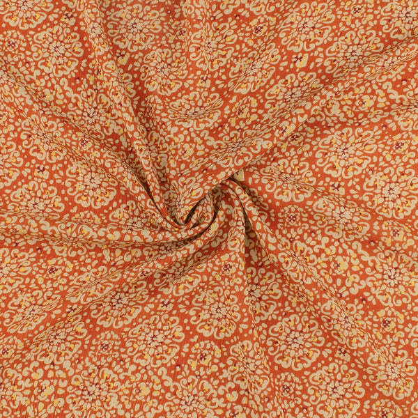 Printed Crinkled Yoryu - DELILAH - 003 - Rust