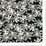 Printed Crinkled Yoryu - DELILAH - 017 - Black