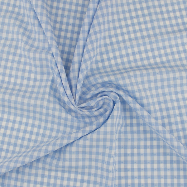 Clipped Gingham - BELLA - 001 - Blue