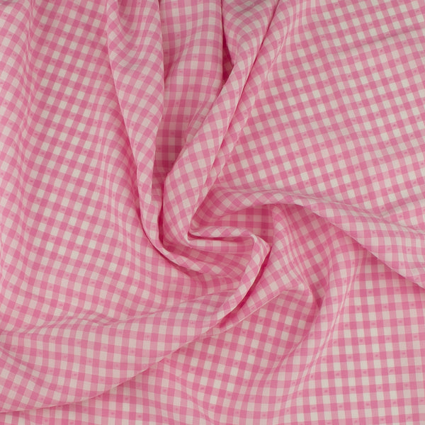 Clipped Gingham - BELLA - 002 - Pink