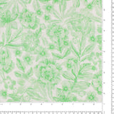 Printed Rayon Poplin - NATASHA - 005 - Medium Green
