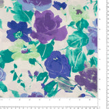 Printed Rayon Poplin - NATASHA - 011 - Purple