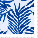 Printed Rayon Poplin - NATASHA - 017 - Medium Blue