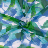 Printed Chiffon Yoryu - NAOMI - 012 - Green